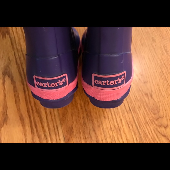 EUC Carter’s Rain Boot, Purple - Picture 3 of 4